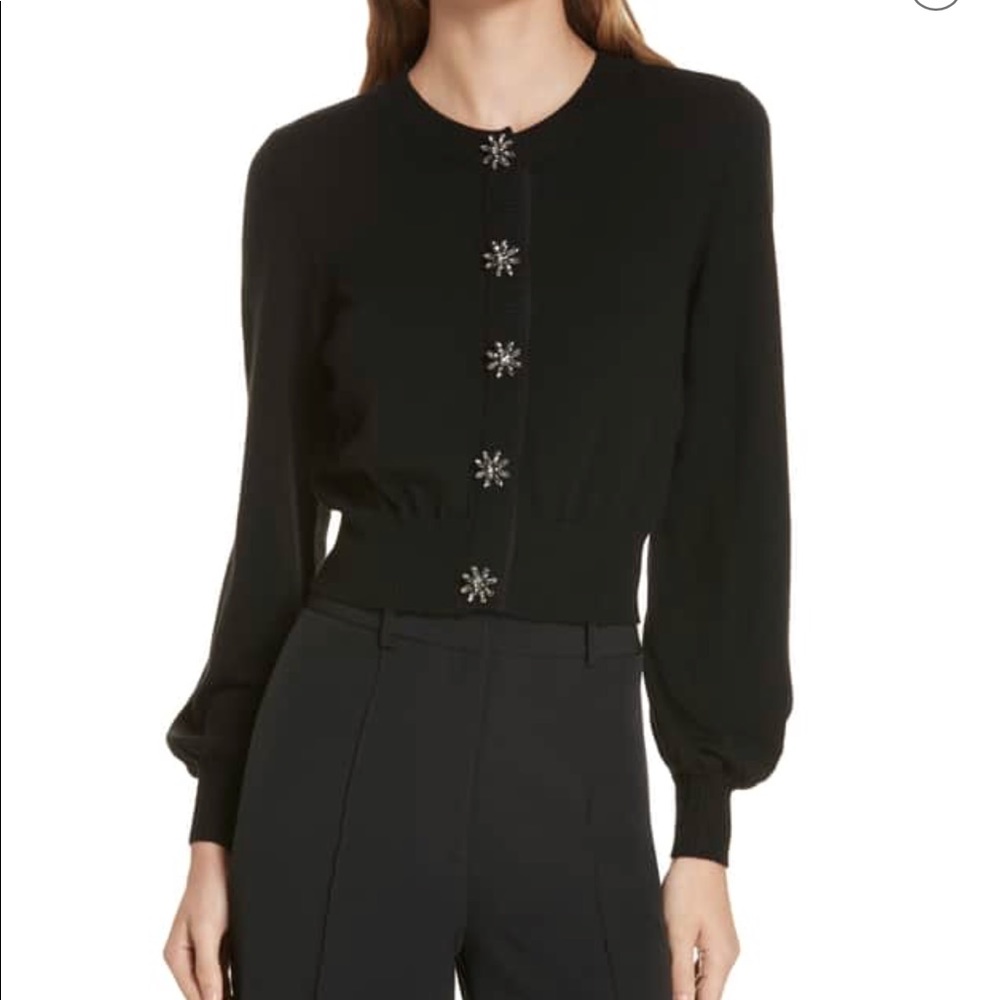 Milly gem button cardigan